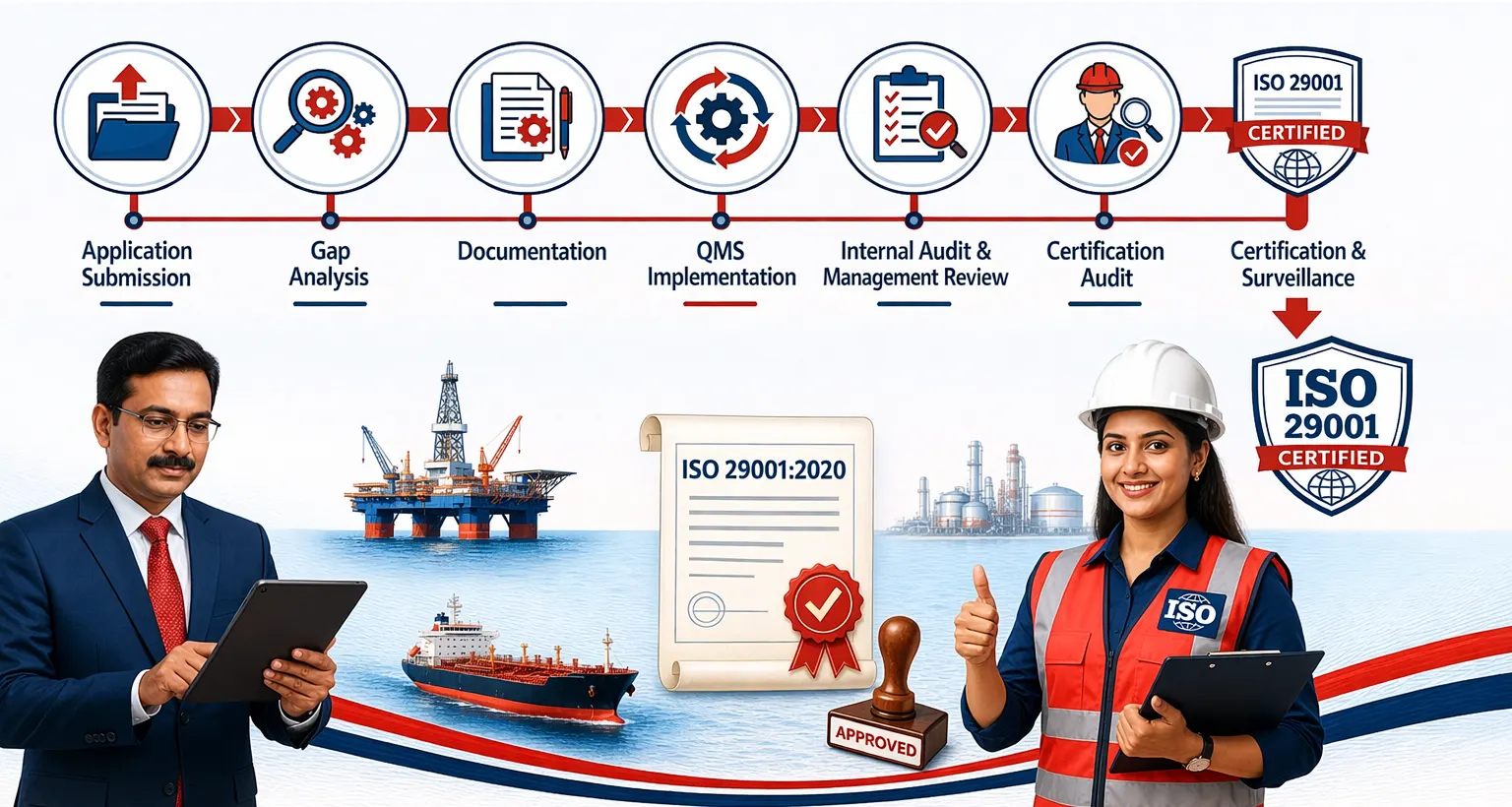 ISO 29001 Certification process